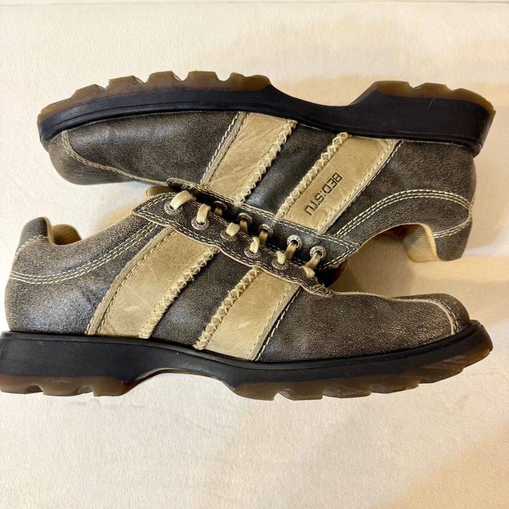 BED:STU The Next Step Square Toe Lace Up Leather Sneakers Size 44 - Picture 6 of 11